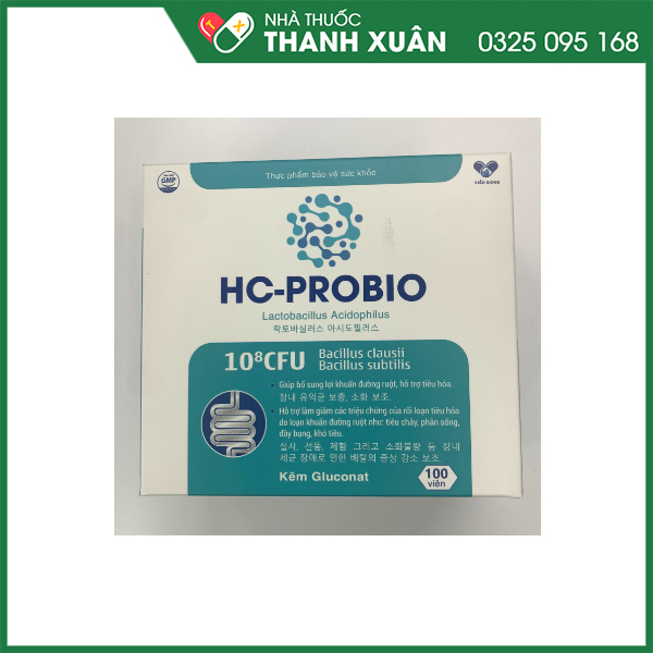 Men HC-Probio hỗ trợ trị rối loạn tiêu hóa